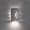 Luxury Lighting Asavva 10.5in. High Kokopelli Ceramic Outdoor Wall Light, Paintable Textured White Bisque 410-88 WTX u/d-7-17 - alternate 1